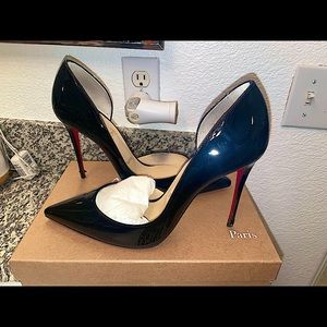 Louboutin Iriza 100 Patent Black 41